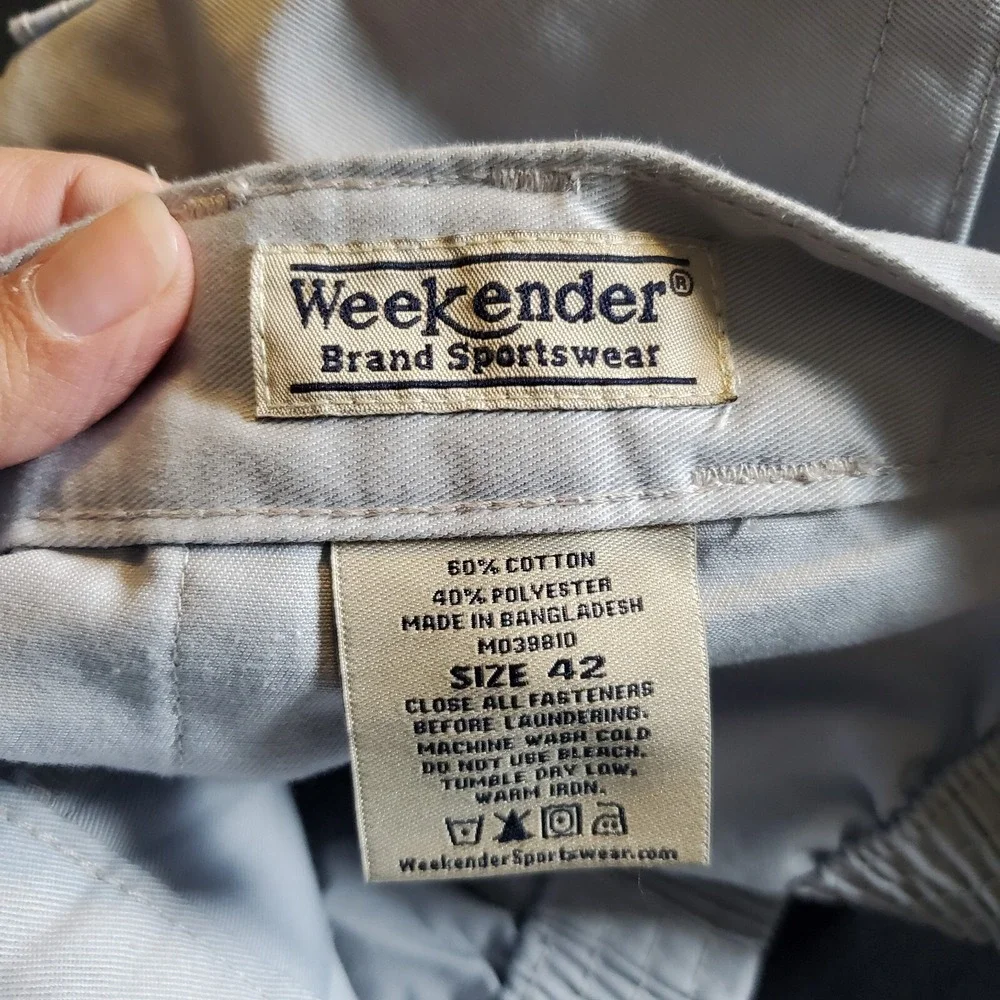 Weekender Cargo Hiking Shorts Men's 42x5 Ceige Comfort Stretch‎ Waist Outdoor